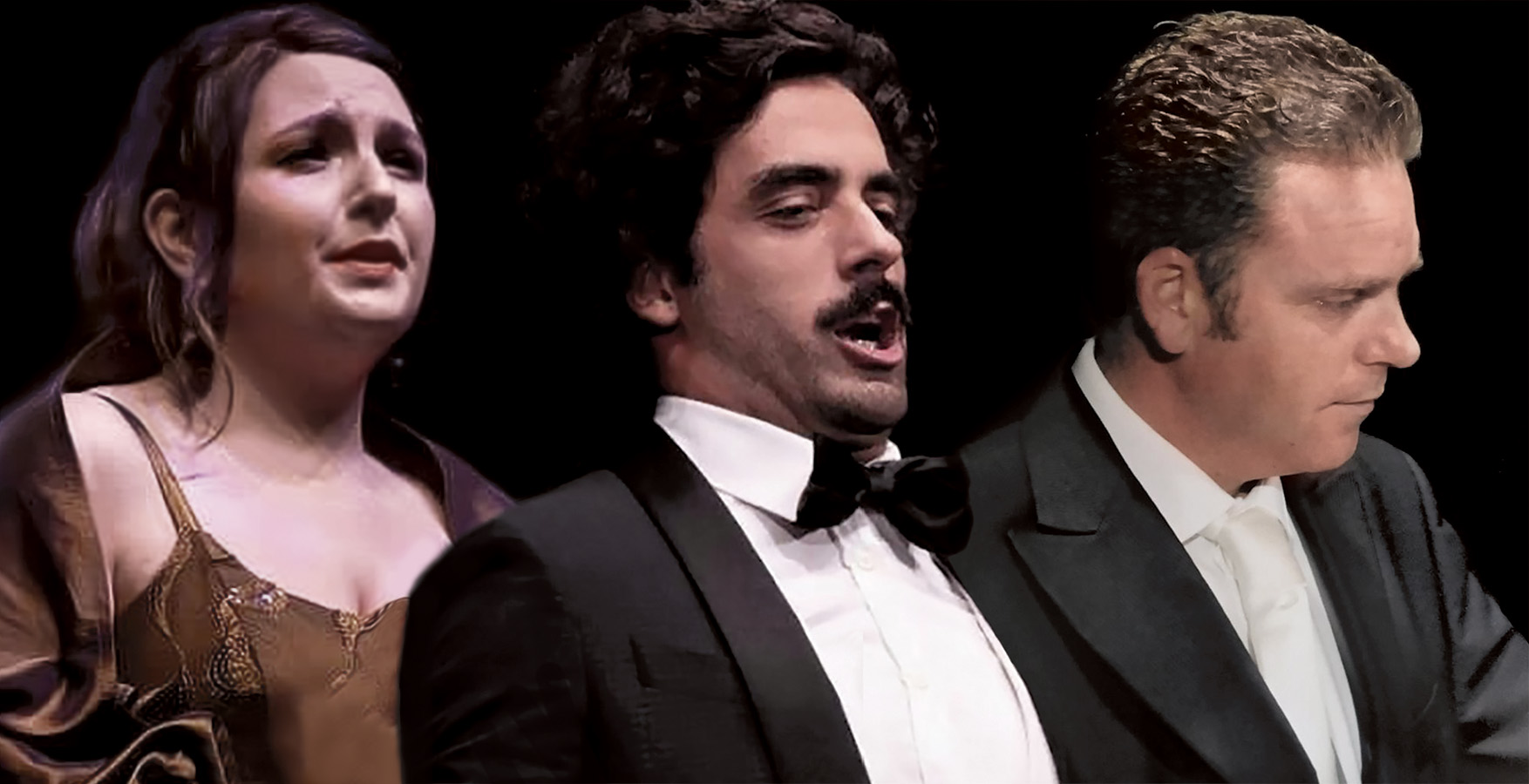 C. Corona, G. Giuga, R. Cicero<br>soprano, baritono, pianoforte